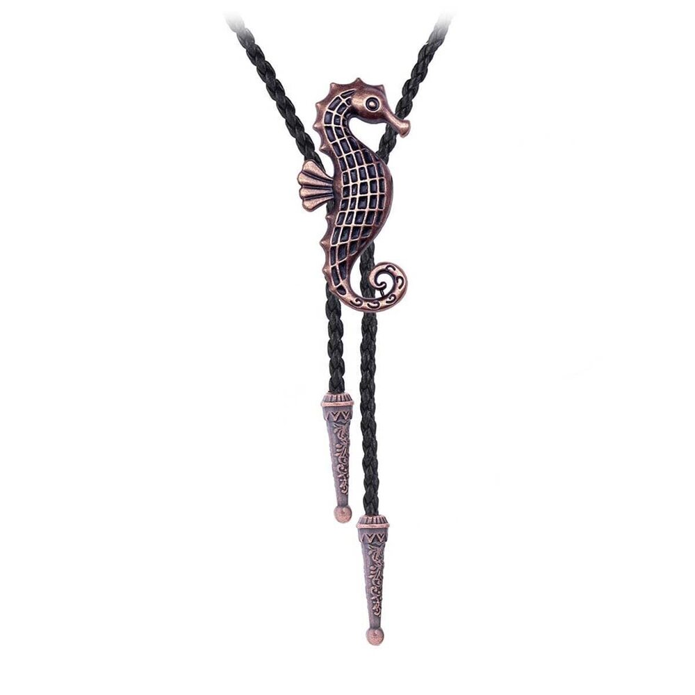 1448 BRBAM Retro 3D Animal Pendant Bolo Tie Western Cowboy Leather Bolo